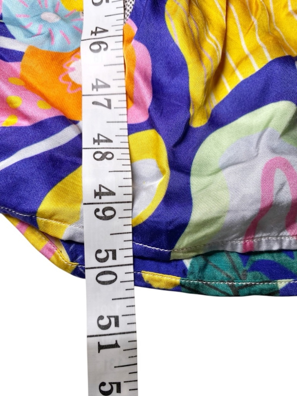 Celia B Vibrant Abstract Print Tiered
Button Down Maxi Dress - Scallop Trim - Picture 15 of 16